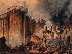 14 Temmuz 1789, Fransz Devriminin simgesel balangc